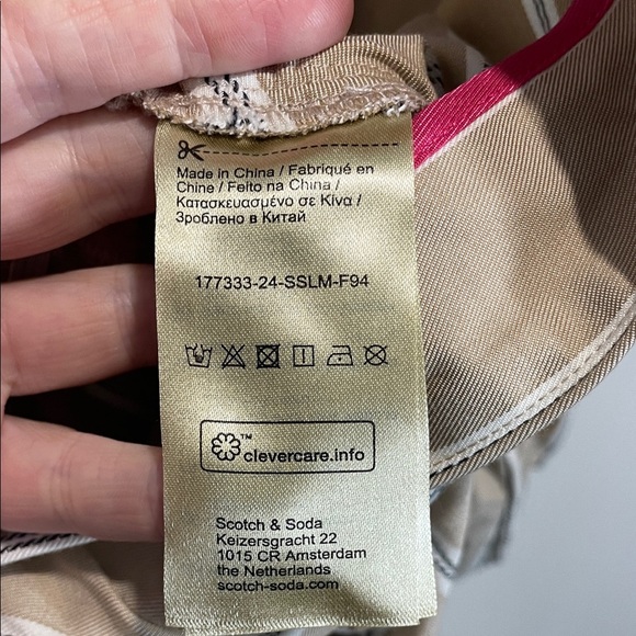 Scotch & Soda Beige and White Striped Romper - Picture 10 of 16